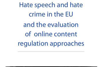 Hate speech and hate crime in the EU